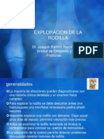 Exploracion de La Rodilla