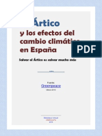 El Artico y Los Efectos Del Cambio Climatico en Espana