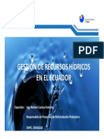 Utpl Gestion Recursos Hidricos Ecuador 2