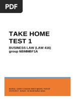 Test 1 Take Home LAW 416