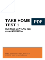 Test 1 Take Home LAW 416