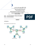 Examen de Fin de Formation 2008 Tsri Pratique Variante 9