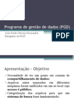 Programa de Gestão de Dados (PGD)