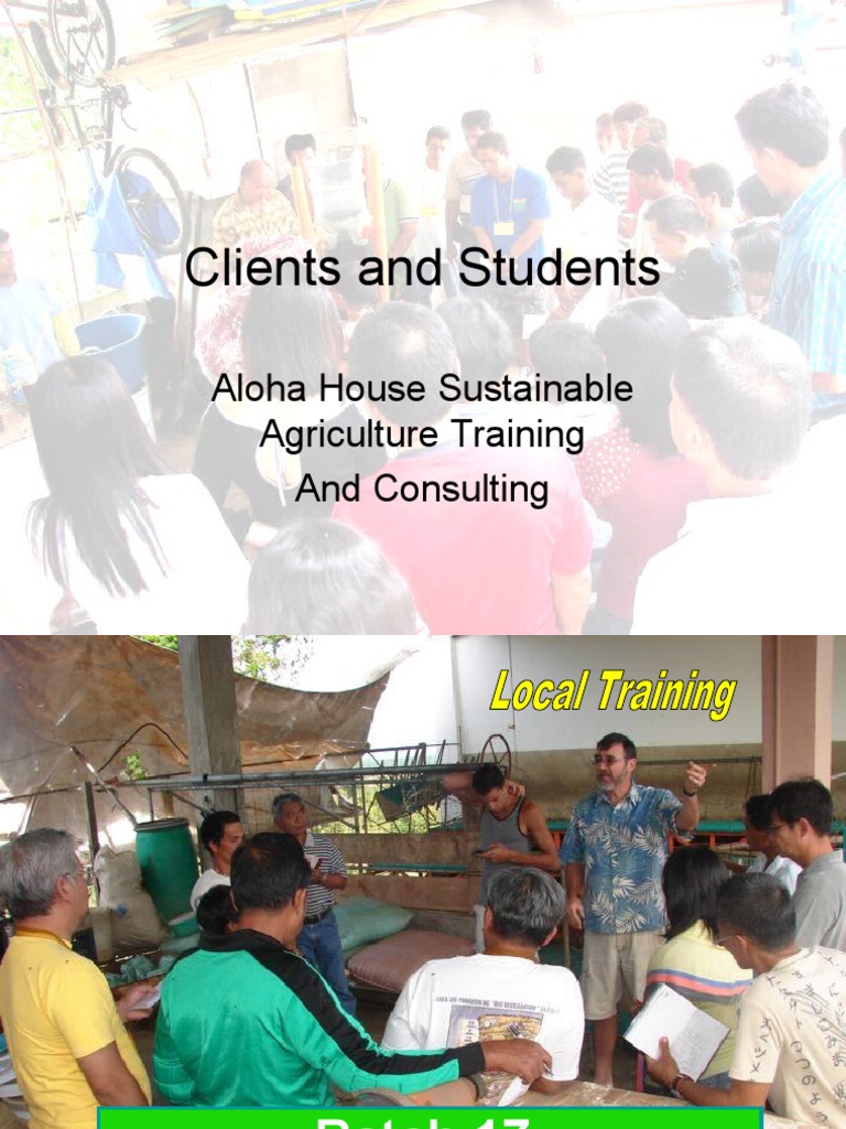Philippines Sustainable Agriculture Training | PDF