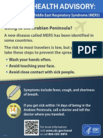 Middle East Respiratory Syndrome (MERS)