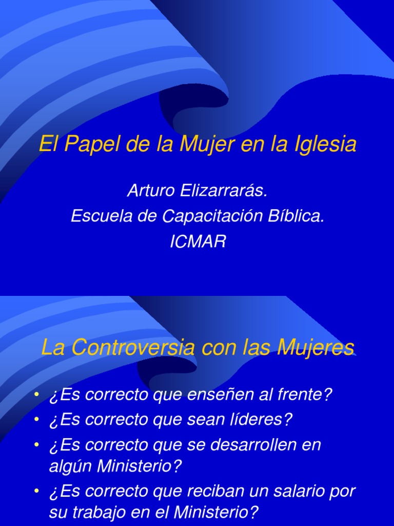 El Rol de la Mujer en la Iglesia | PDF | Mujer | Jesús