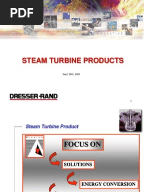 Engineered Steam Turbine Oct 01 Dresser Rand Turbine Steam