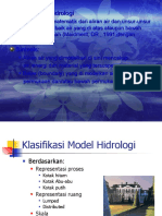 Klasifikasi Model Hidrologi DAS