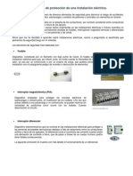 Elementos de Protección de Una Instalación Eléctrica