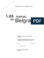 Las Tesinas de Belgrano