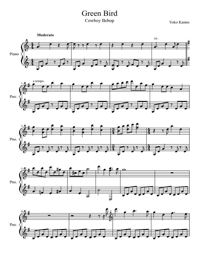 Green Bird Moderato