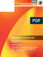 Plan y Programas Asignatura Estatal 2011
