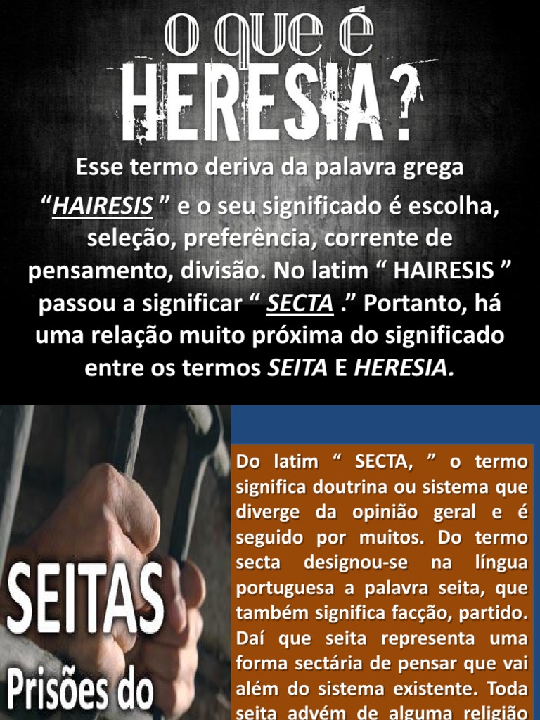 Identificando Seitas e Heresias | PDF | Seita | Bíblia