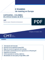 CMT - Regulación de Roaming en UE