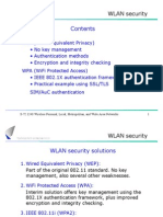 WLAN Security Contents