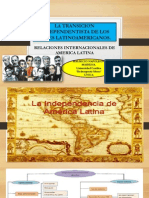 La Transicion Independentista de Los Paises Latinoamericanos