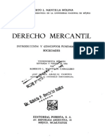 Derecho Mercantil Mantilla Molina