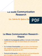 7 a - La Mass Communication Research - Primera Etapa