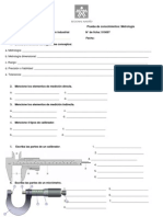 Examen Conocimientos Metrología AI 519097