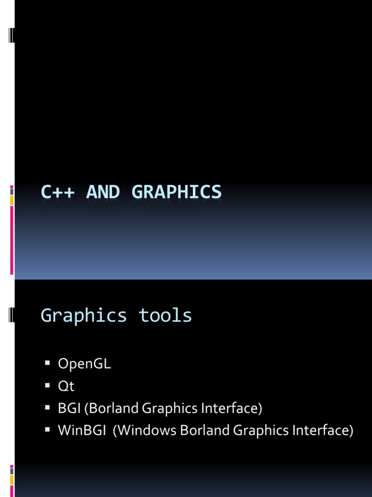 C++ Graphics Programming Guide | PDF
