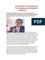 Impacto Económico de La Primera Etapa Del 1er Gobierno de Alberto Fujimori