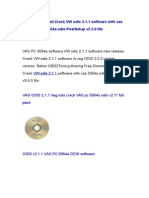Free Download Crack VW Odis 2.1.1 Software With Vas 5054a Odis PostSetup v5.5.0 File