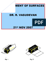 Development of Surfaces Dr. R. Vasudevan