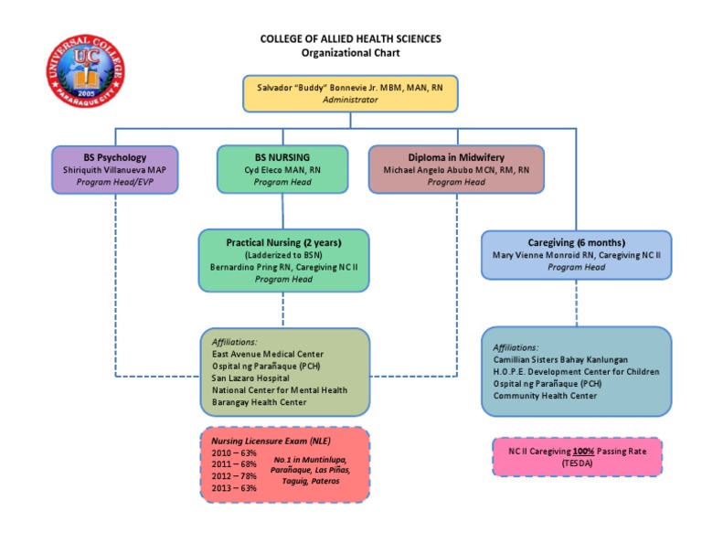 CAHS Org Chart | PDF | Wellness