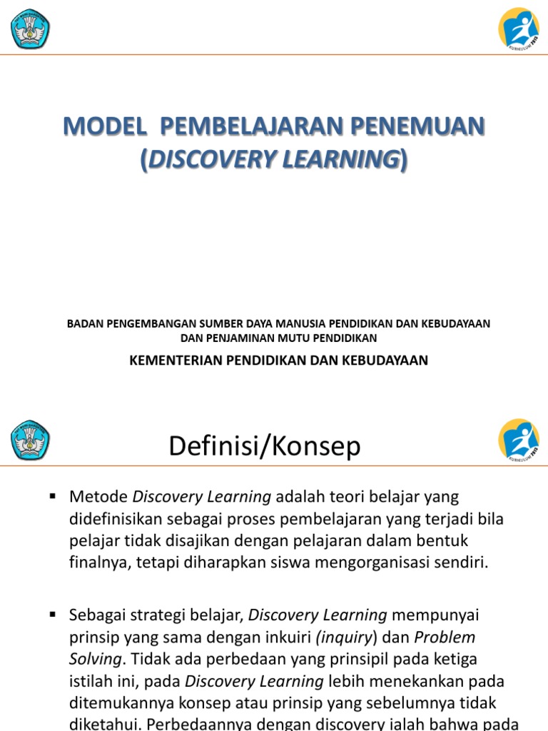 Model Pembelajaran Discovery Learning Menurut Para Ahli Pdf Cara Mengajarku