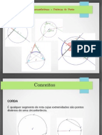 Ângulos e Arcos Potência de Ponto