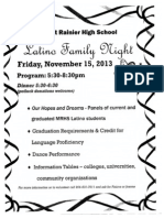 mrhs latino family night flyer