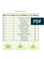 torneo futbol sala