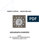 Clasa a Vi-A Geografia Europei