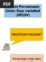 Download Sistem Persamaan Linier Dua Variabel SPLDV - Ppt Fix by Jatu Shinta Dewi SN224002395 doc pdf