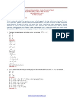 Pembahasan Soal Pasiad Viii Smp Final 2012