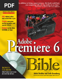 Adobe Premiere 6 'Bible' E-Book