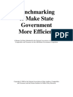 Becnhmarking to Make State Gov Efficient