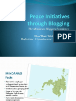 Peace Initiatives Thru Blogging