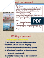 Writing A Postcard