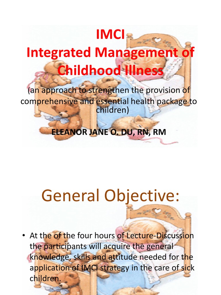 IMCI Overview and Guidelines | PDF | Caregiver | Health Sciences