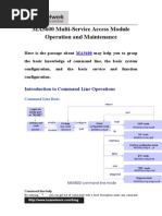 MA5600 Multi-Service Access Module Operation and Maintenance