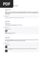 Pinoy Nostalgia Discussion Group 2 - 