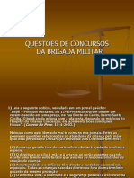 Questões de Concursos Anteriores