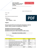 Proforma Pararrayos Campamento Disal