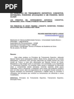 Os Principios Do Treinamento Esportivo Conceitos e Definicoes