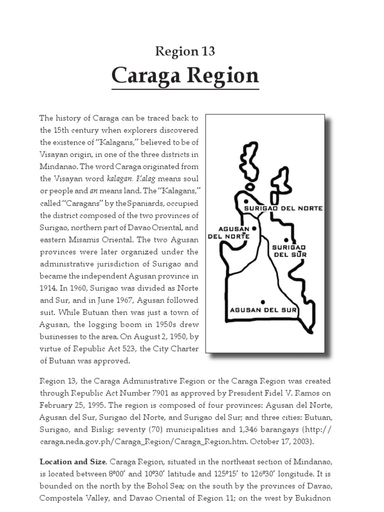 Caraga Region PDF