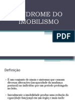 Síndrome do Imobilismo: Definição, Critérios e Tratamento Fisioterapêutico