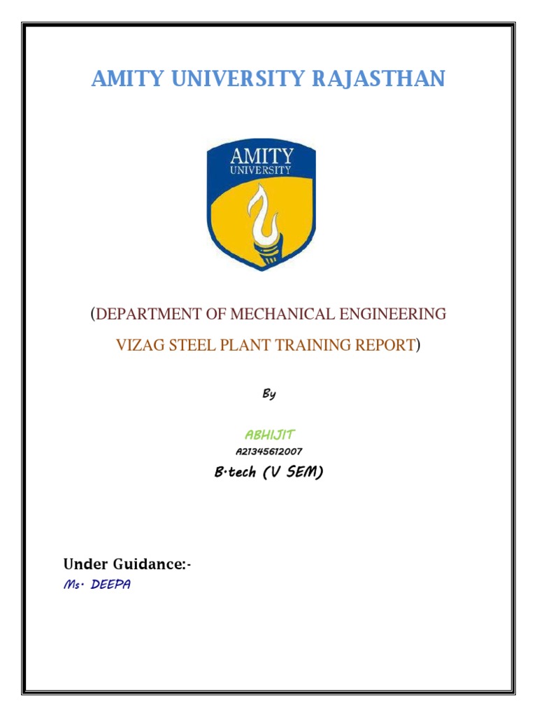 Amity online project submission image