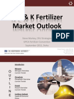 N P & K Fertilizer Market Outlook: Steve Markey, CRU Strategies GPCA Fertilizer Convention September 2011, Doha