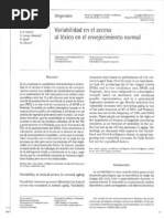 Revista de Logopedia, Foniatría y Audiología Volume 26 issue 3 2006 [doi 10.1016%2Fs0214-4603%2806%2970205-4] A.X. Pereiro; O. Juncos-Rabadán; D. Facal; M. Álvarez -- Variabilidad en el acceso al léxico en el env.pdf